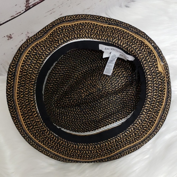 BCBGeneration Off Campus Striped Fedora Hat - Picture 6 of 8